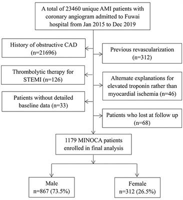 Sex-Specific Clinical Characteristics and Long-Term Outcomes in Patients With Myocardial Infarction With Non-obstructive Coronary Arteries